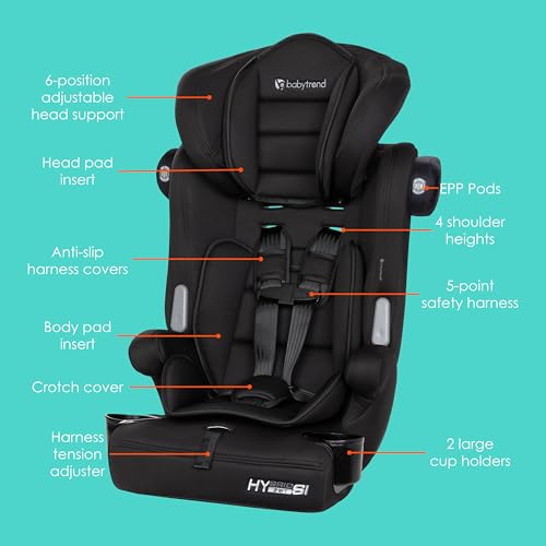 Baby Trend Hybrid SI 3-in-1 Combination Booster Car Seat with Side Impact Protection for Growing Kids
| Best Baby Trend