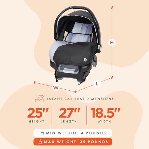 Baby Trend Ally Newborn Car Seat Carrier for Babies Up to 35 Pounds | Stormy
Baby Trend Ally Newborn Car Seat Carrier wi
