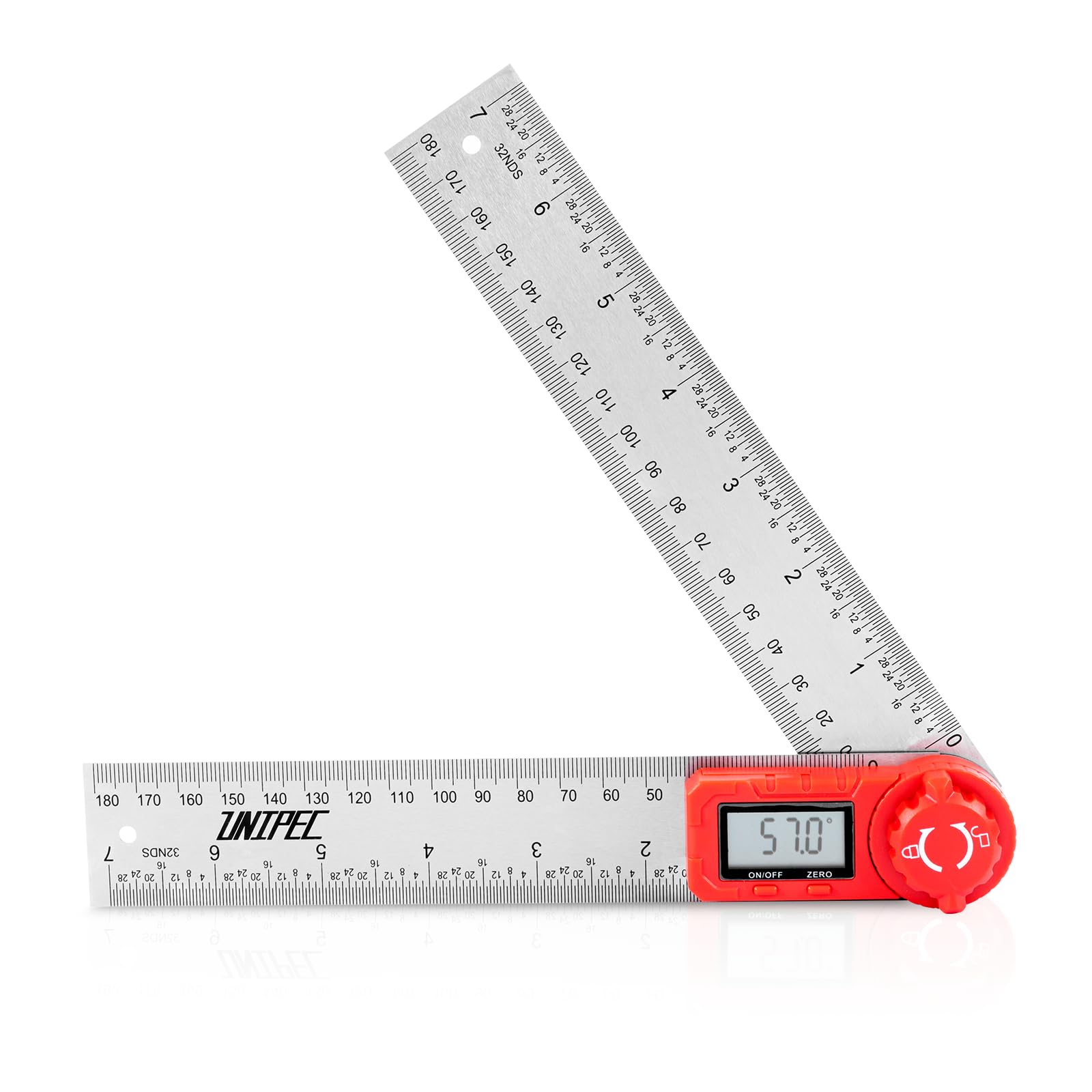 Stainless Steel Digital Angle Finder Protractor for Woodworking, Carpenter, Construction (7inch/200mm)