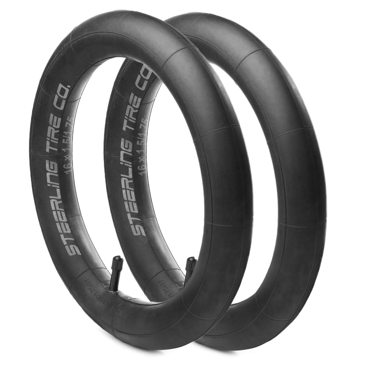 Steerling Tire Co. 16 x 1.75/1.95/|125 Heavy Duty Thorn Resistant Inner Tube Replacement for Baby Trend Strollers & More
